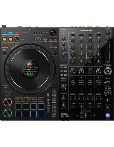 PIONEER DJ DDJ-FLX10 – Contrôleur DJ 4 voies | Sonopro