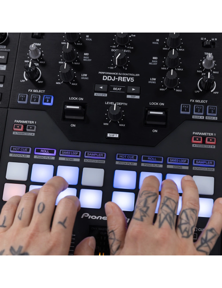 PIONEER DJ DDJ-REV5 – Contrôleur DJ | Sonopro