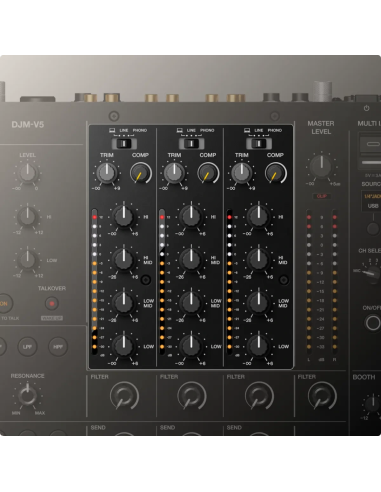 ALPHATHETA DJM-V5 – Table de mixage DJ 3 voies | Sonopro