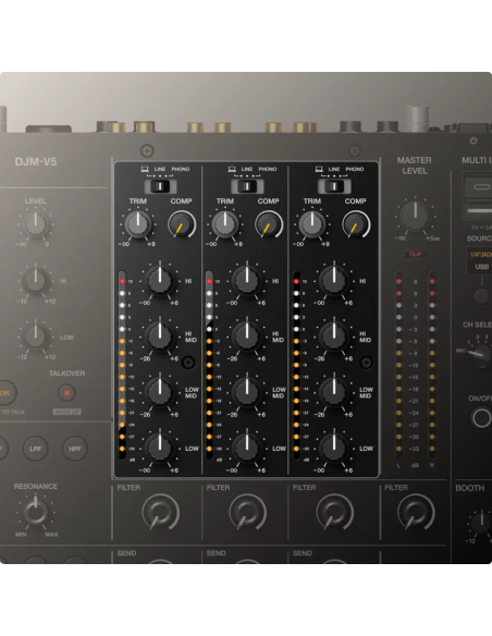 ALPHATHETA DJM-V5 – Table de mixage DJ 3 voies | Sonopro