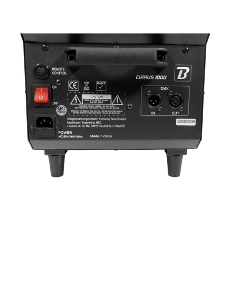 BOOMTONE DJ CIRRUS 1000 - Machine à fumée lourde 1000W
