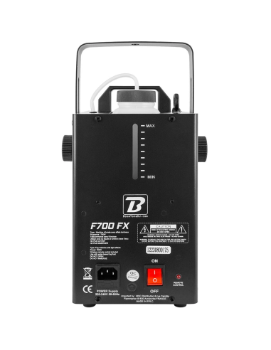 BoomTone DJ F700 FX -  Machine à fumée avec jeux de lumière