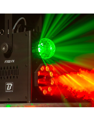 BoomTone DJ F700 FX -  Machine à fumée avec jeux de lumière