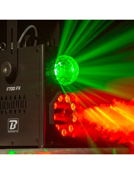 BoomTone DJ F700 FX -  Machine à fumée avec jeux de lumière
