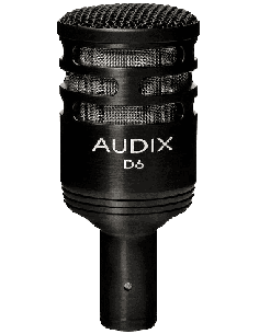 AUDIX D6 – Microphone instrument dynamique cardioïde pour grosses caisses