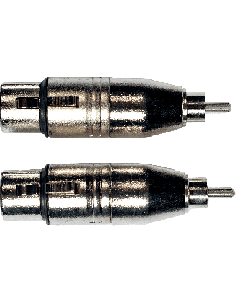 YELLOW CABLE AD18 – Adaptateur RCA mâle/XLR femelle