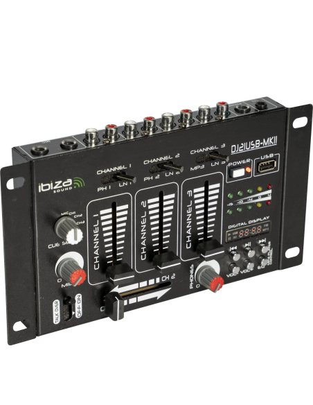 IBIZA DJ21USB-MKII – Table de mixage à 4 voies | Sonopro