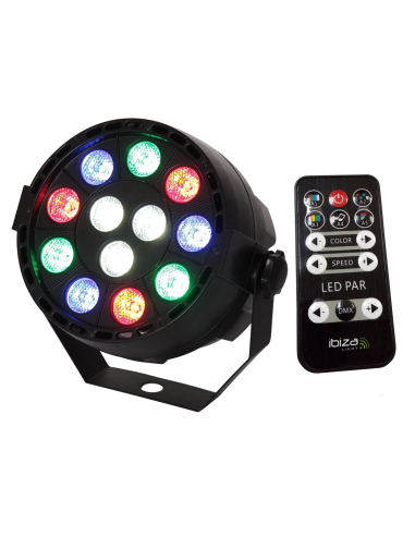 PAR-MINI-RGBW – Projecteur PAR à 12 LED | Sonopro