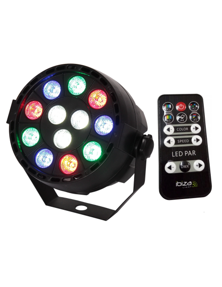 PAR-MINI-RGBW – Projecteur PAR à 12 LED | Sonopro