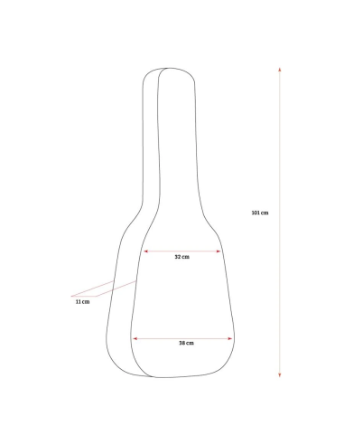 TOBAGO AGB20C – Housse pour guitare classique | Sonopro