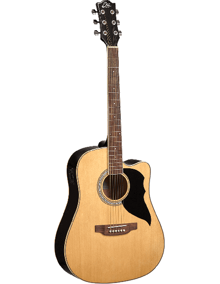 EKO RANGER6CW-EQ-NAT – Guitare électroacoustique Dreadnought cutaway électro Natural