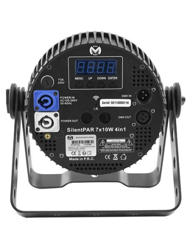 MAC MAH SILENTPAR 7X10W 4IN1 – Par à LED 7x10w 4 | Sonopro