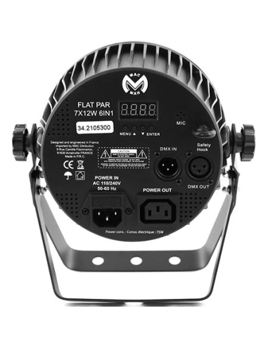 MAC MAH FLAT PAR 7X12W 6IN1 – PAR LED | Sonopro