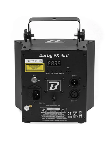 BOOMTONE DJ DERBYFX 4IN1 – Effets à Led 4 en 1 | Sonopro