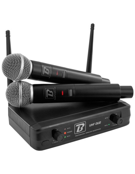 BOOMTONE DJ UHF DUO – Double micro sans fil UHF