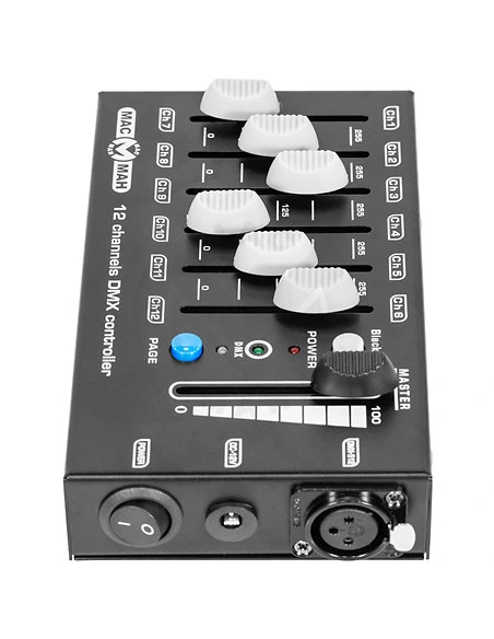 MAC MAH DMX-12 – Console DMX 12 canaux | Sonopro