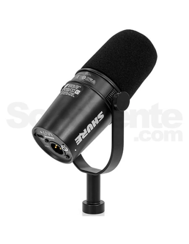 SHURE MV7+ – Microphone USB-C/XLR pour podcast | Sonopro