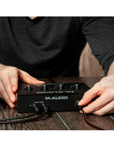 M-AUDIO MTRACK-DUO - Carte son 2 canaux 2 entrées combo XLR/Jack