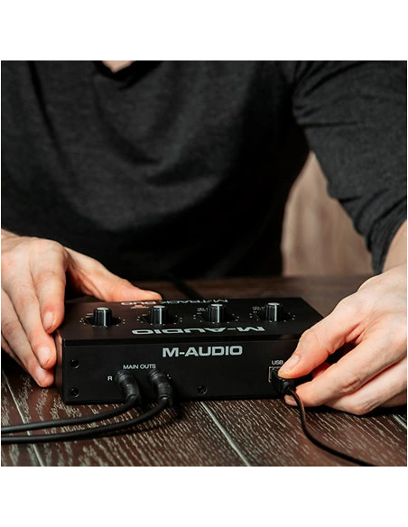 M-AUDIO MTRACK-DUO - Carte son 2 canaux 2 entrées combo XLR/Jack