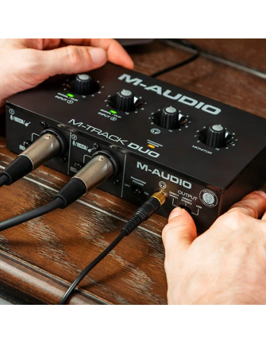 M-AUDIO MTRACK-DUO - Carte son 2 canaux 2 entrées combo XLR/Jack