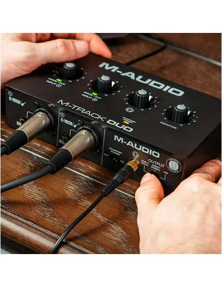 M-AUDIO MTRACK-DUO - Carte son 2 canaux 2 entrées combo XLR/Jack
