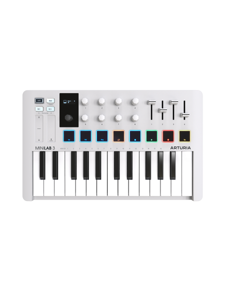 ARTURIA MINILAB MK3 WH – Clavier maître USB 25 touches blanc