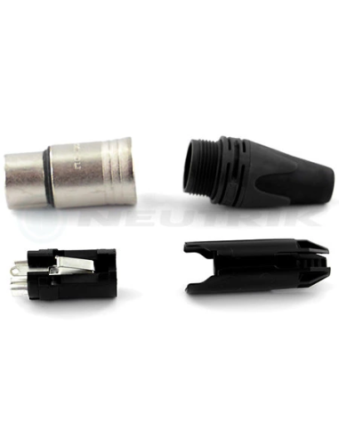 NEUTRIK NC3FXX – Fiche XLR 3 points femelle métal | Sonopro