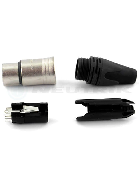 NEUTRIK NC3FXX – Fiche XLR 3 points femelle métal | Sonopro