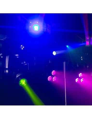 Mac Mah Moving-FX Bar - Système d’éclairage DJ complet avec pied et sacs