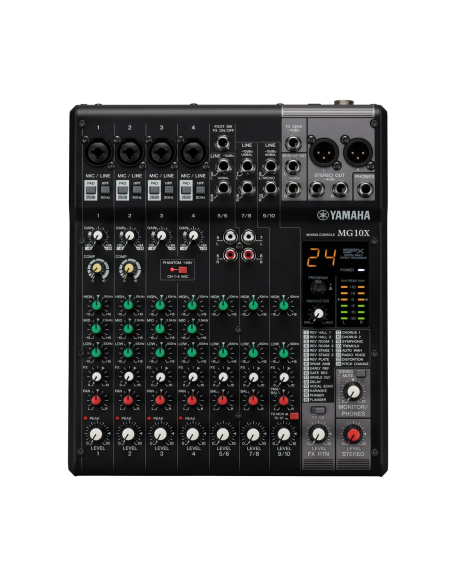 Yamaha MG10X - Console de mixage analogique 10 canaux avec effets SPX