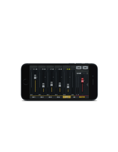 Soundcraft Ui12 - Connectique entrées et sorties pour sonorisation