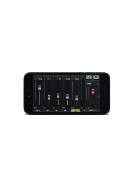 Soundcraft Ui12 - Connectique entrées et sorties pour sonorisation