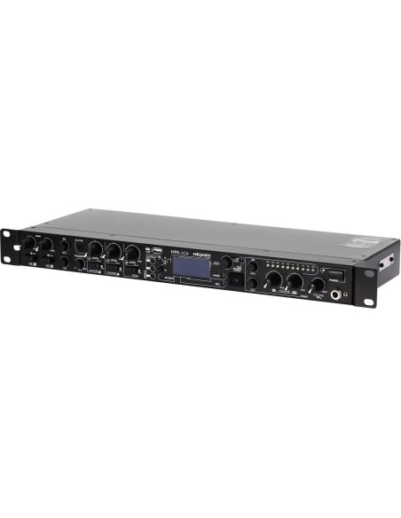Algam Audio MPR-604 - Mixeur préamplificateur rackable 1U, vue de trois quarts