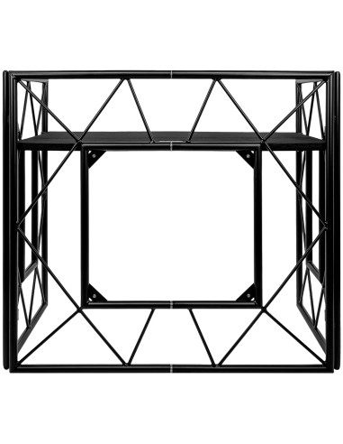 PLUGGER EVENT STAGE BLACK – Stand DJ avec façade personnalisable