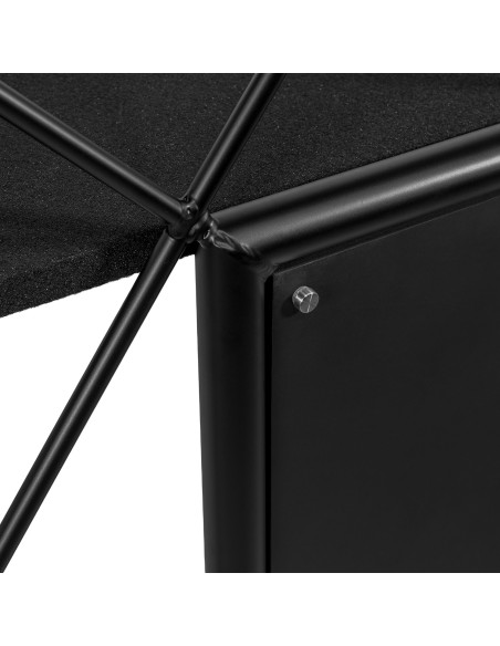 PLUGGER EVENT STAGE BLACK stand DJ pliable aluminium | Sonopro-Discount.com et Sonopro Les Mags
