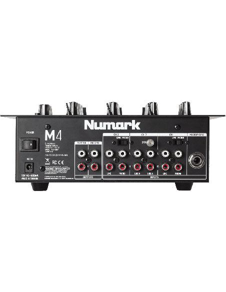 Numark M4 – mélangeur DJ tabletop 3 canaux