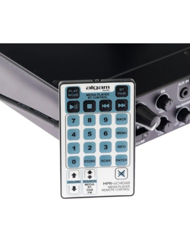 ALGAM AUDIO MPR-604-DAB – Mixeur installation avec USB et Bluetooth
