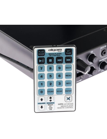 ALGAM AUDIO MPR-604-DAB – Mixeur installation avec USB et Bluetooth
