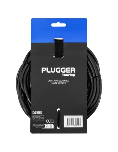 PLUGGER TOURING – XLR femelle 3 broches vers Jack 6,35 mm mono