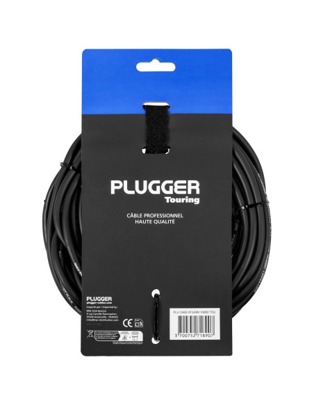 PLUGGER TOURING – XLR femelle 3 broches vers Jack 6,35 mm mono