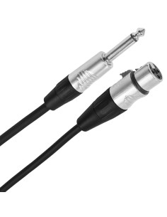 PLUGGER TOURING – Câble XLR femelle vers Jack mâle mono 6 m