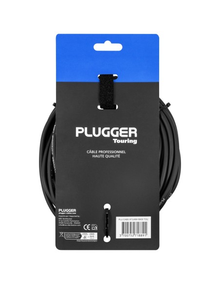 PLUGGER TOURING – XLR femelle 3 broches vers Jack 6,35 mm mono