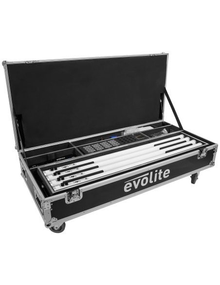 EVOLITE MAGIC TUBE SET – Kit éclairage scénique avec station de charge et trépieds