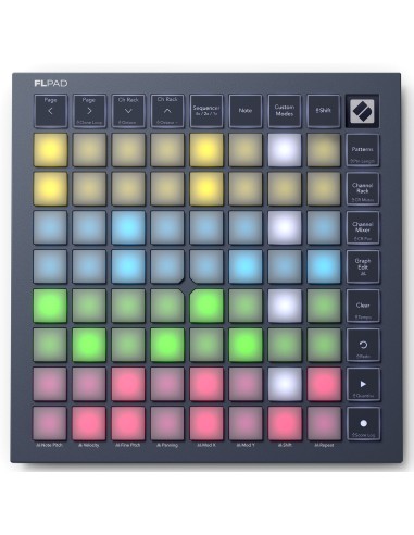 NOVATION FLPAD-MINI – Contrôleur MIDI 64 pads RVB pour FL Studio