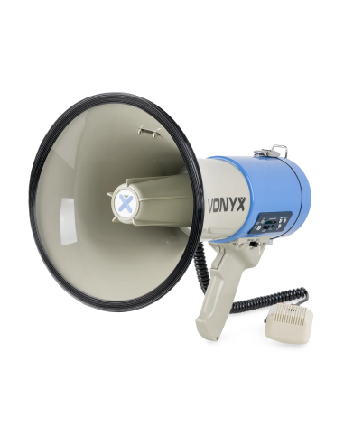 VONYX MEG060 – Mégaphone avec microphone et sirène