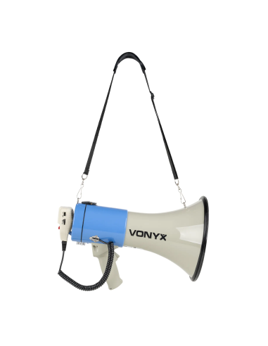VONYX MEG060 – Mégaphone avec Bluetooth USB et carte SD
