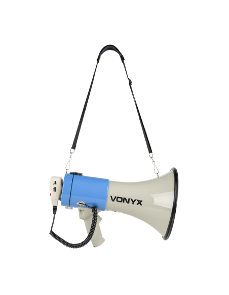 VONYX MEG060 – Mégaphone avec Bluetooth USB et carte SD