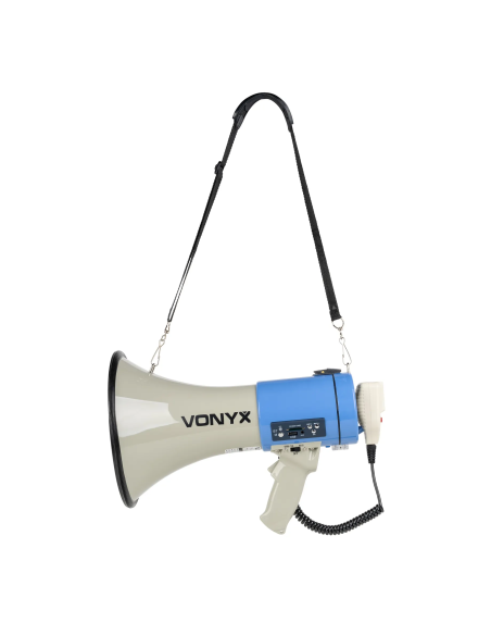 VONYX MEG060 – Mégaphone professionnel pour annonces extérieures