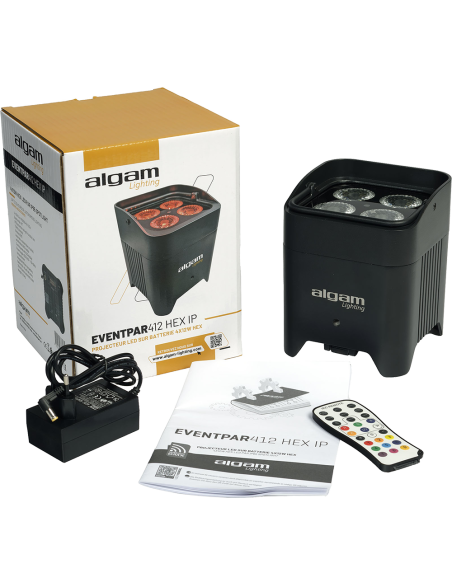 ALGAM LIGHTING EVENTPAR412-HEX-IP – PAR LED batterie IP65 | Sonopro