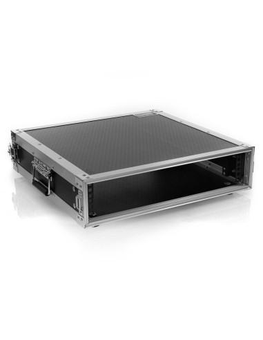 PLUGGER CASE RACK 2U – Rack de transport avec capots avant et arrière
